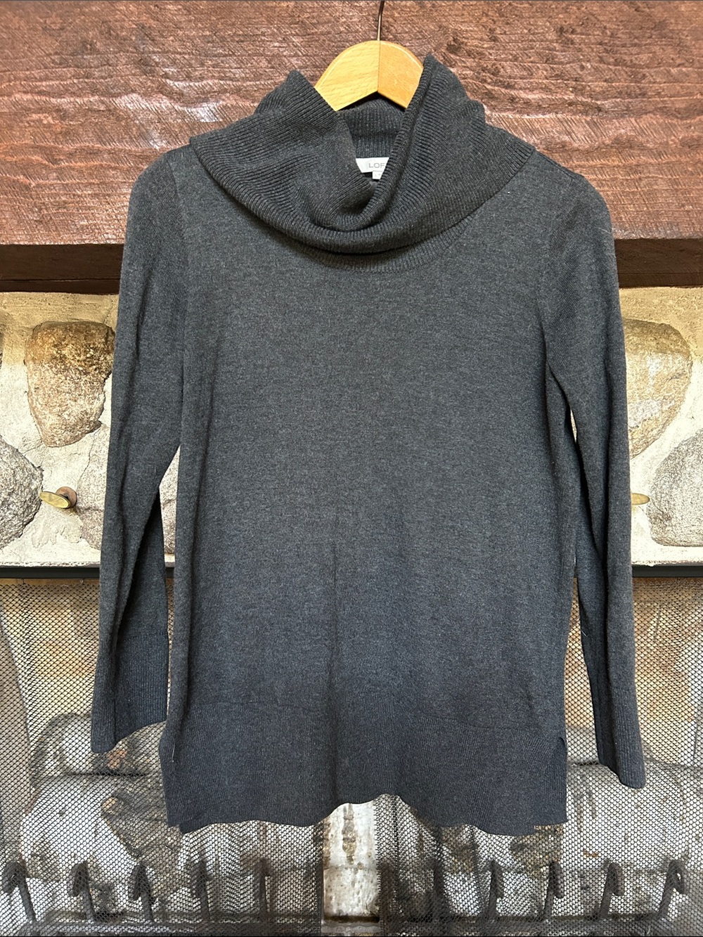 LOFT cowl neck sweater